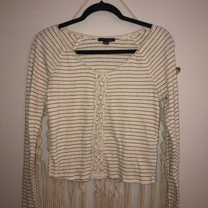 American Eagle light weight stripped long sleeve
